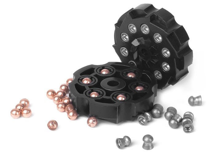 Crosman Vigilante CO2 Revolver 0.177 Cal Airgun, Black