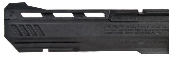 Crosman Vigilante CO2 Revolver 0.177 Cal Airgun, Black