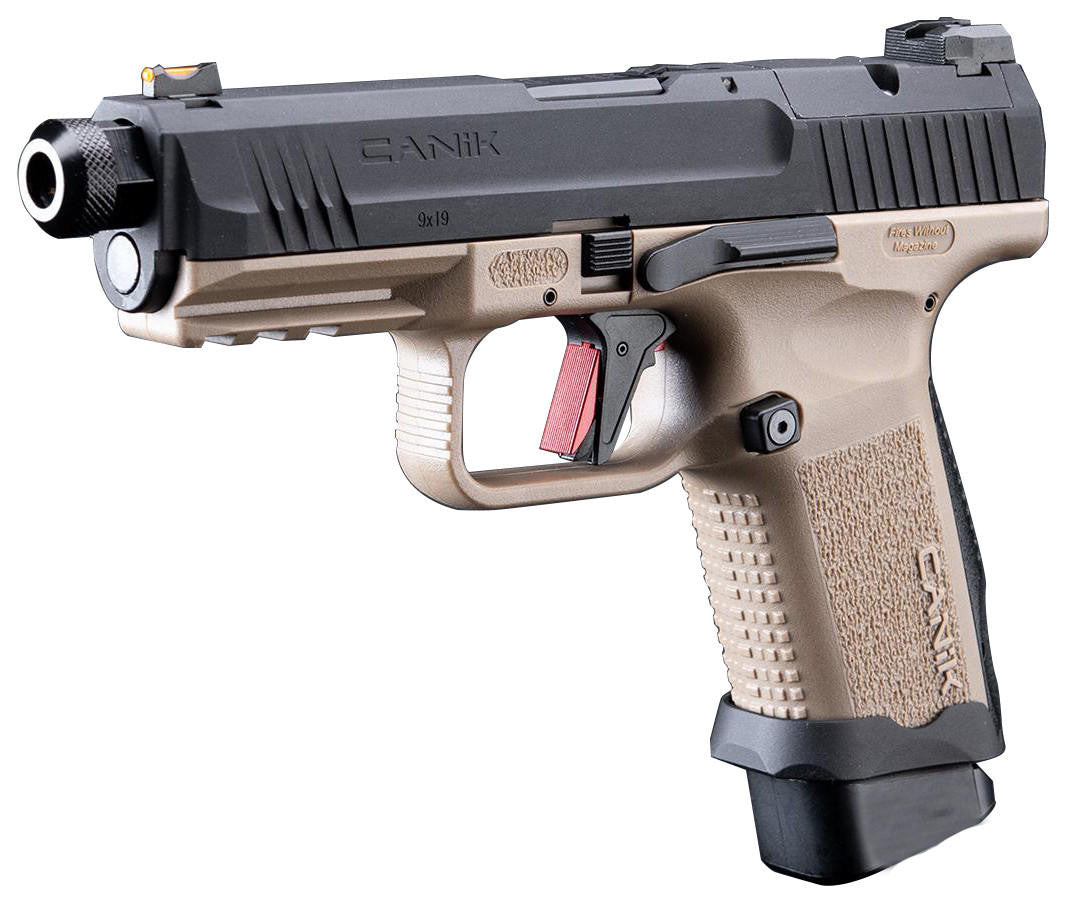 Cybergun Canik Salient Arms TP9 Elite Combat GBB Airsoft Training Pistol, Two-Tone