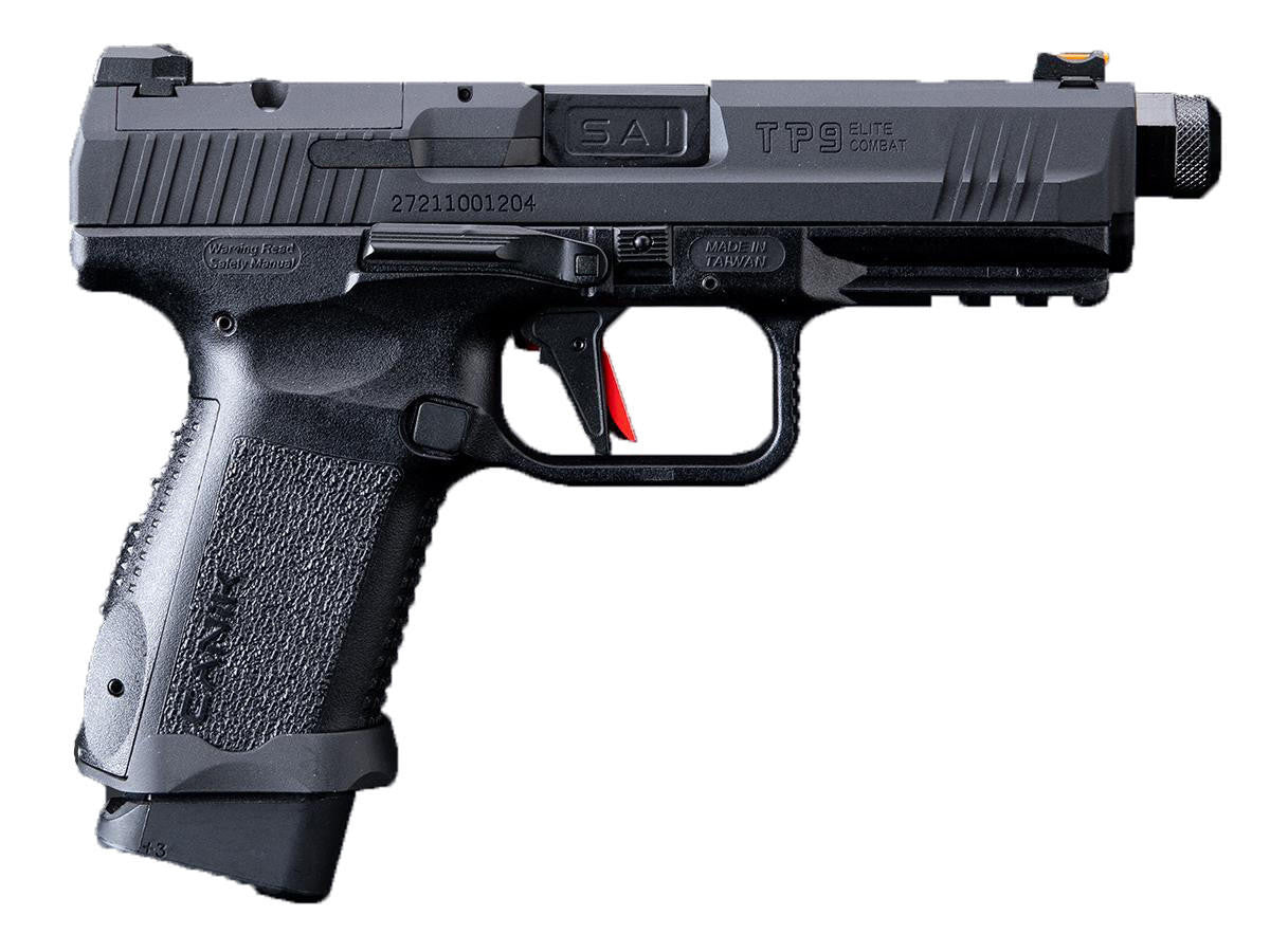 Cybergun Canik x Salient Arms TP9 Elite Combat GBB Airsoft Training Pistol, Black