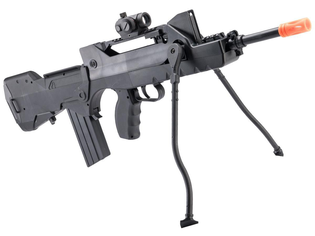 Cybergun FAMAS Licensed Valorise LPAEG Airsoft Rifle, Black