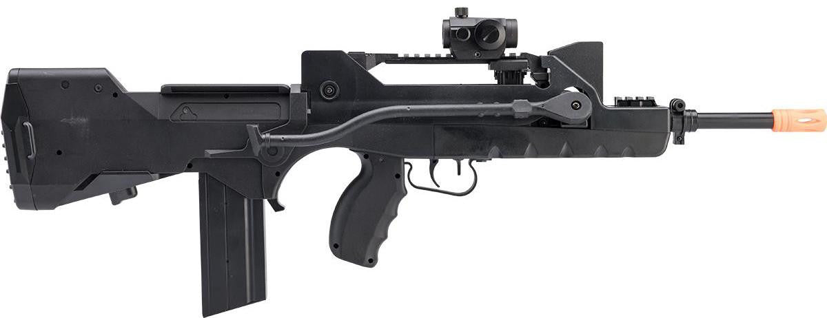 Cybergun FAMAS Licensed Valorise LPAEG Airsoft Rifle, Black