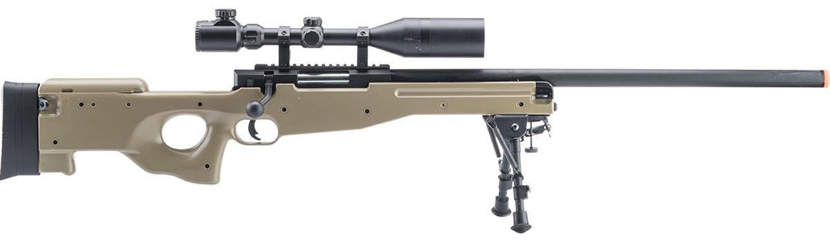 Cybergun Mauser Licensed Type 96 Airsoft Bolt Action Sniper Rifle, Tan