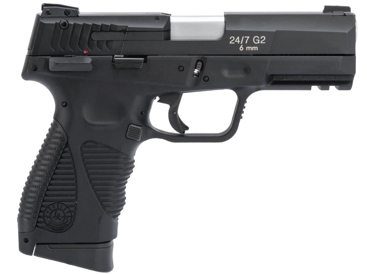 Cybergun Taurus Licensed 24/7 G2 CO2 GBB Airsoft Pistol, Black