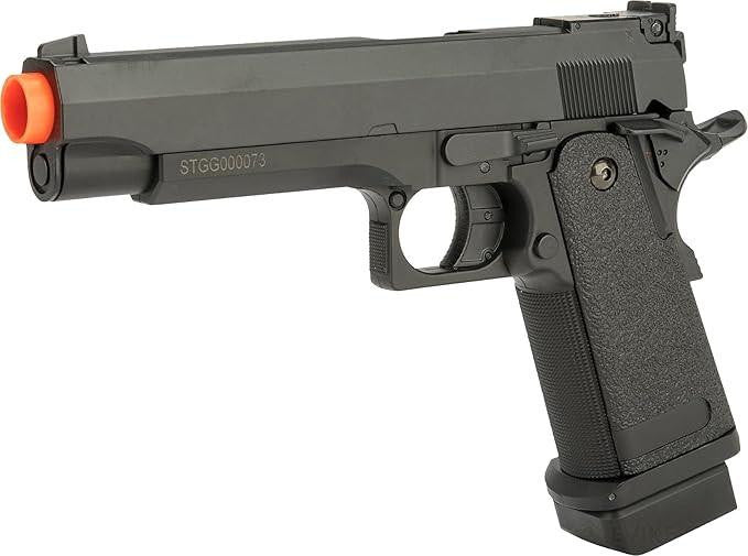 CYMA Hi-Capa Airsoft AEP Pistol Package, Black