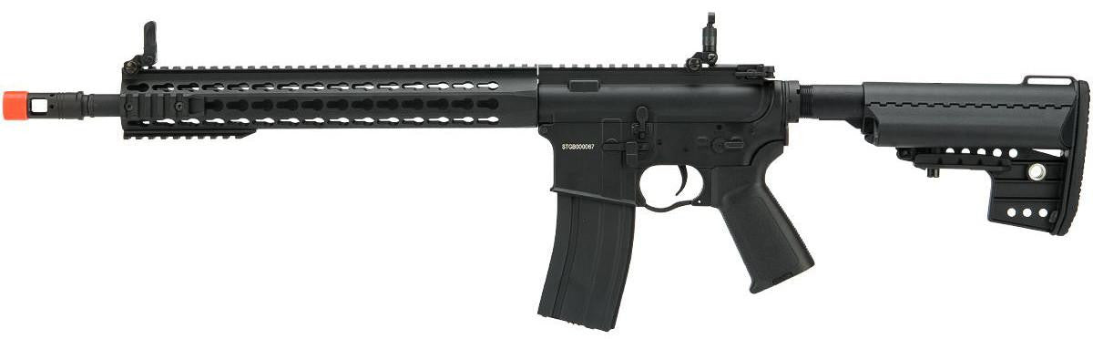CYMA Sport Full Metal 13" Keymod M4 AEG Airsoft Rifle, Black