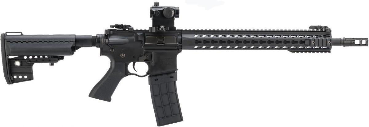 CYMA Sport Full Metal 14" Keymod M4 AEG Airsoft Rifle, Black