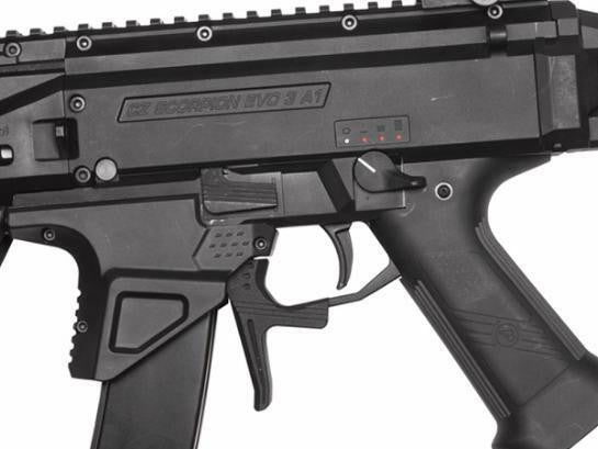 ASG CZ Scorpion EVO 3 ATEK AEG Airsoft Rifle, Black