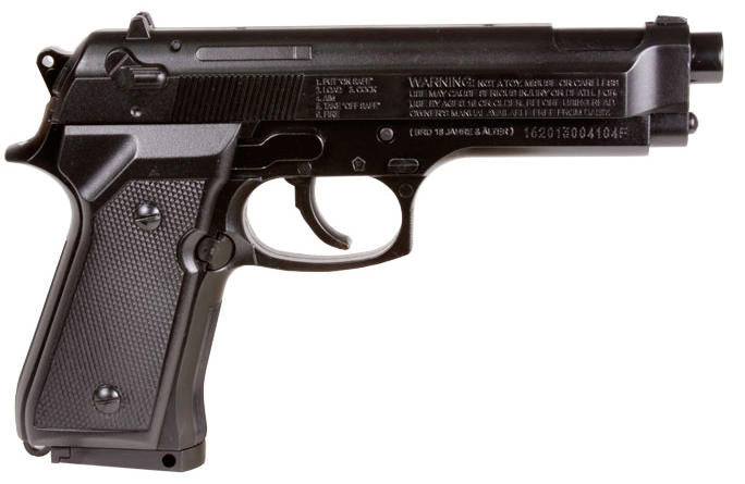 Daisy Powerline 340 Spring Single Action 0.177 Cal Air Pistol, Black