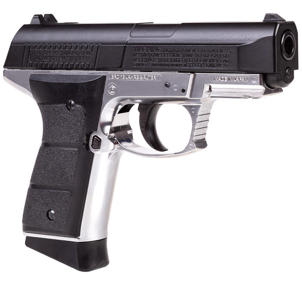 Daisy Powerline 5501 CO2 Powered 0.177 Cal Airgun, Silver/Black