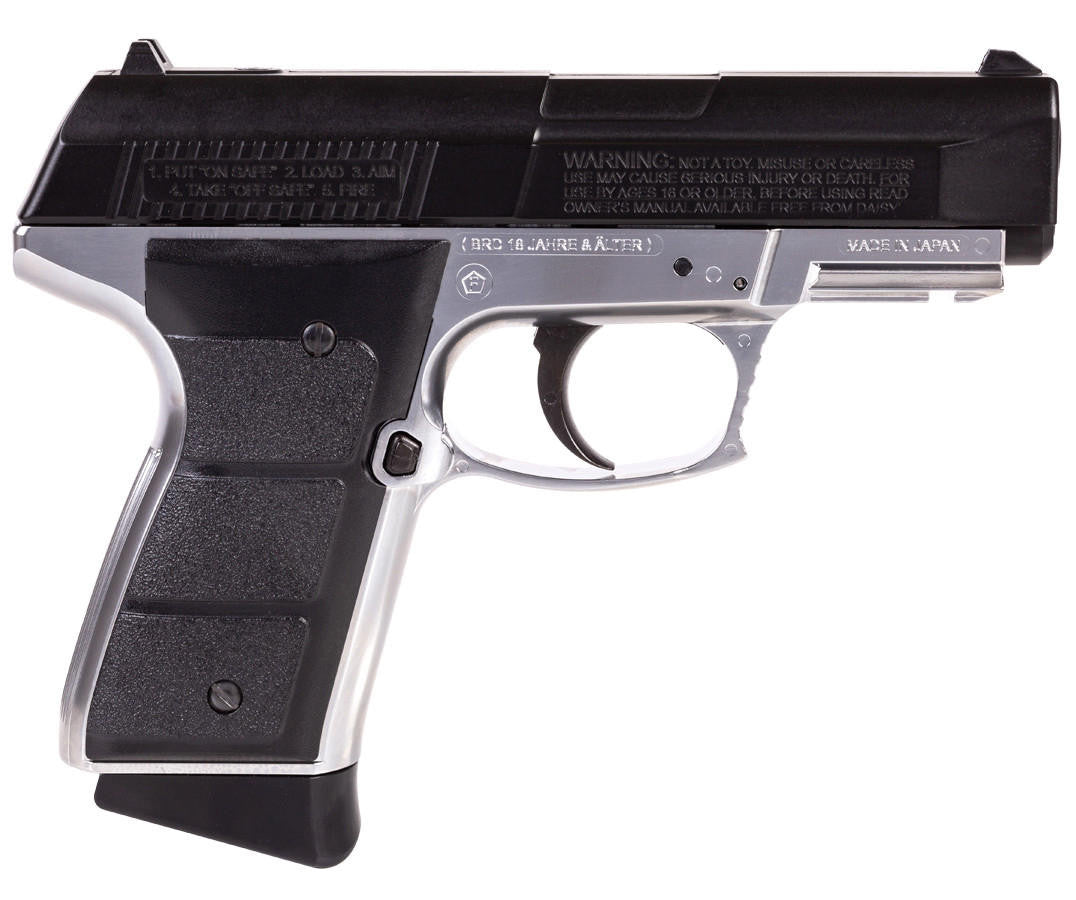 Daisy Powerline 5501 CO2 Powered 0.177 Cal Airgun, Silver/Black
