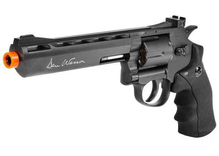 Dan Wesson 6" CO2 Airsoft Revolver, Grey