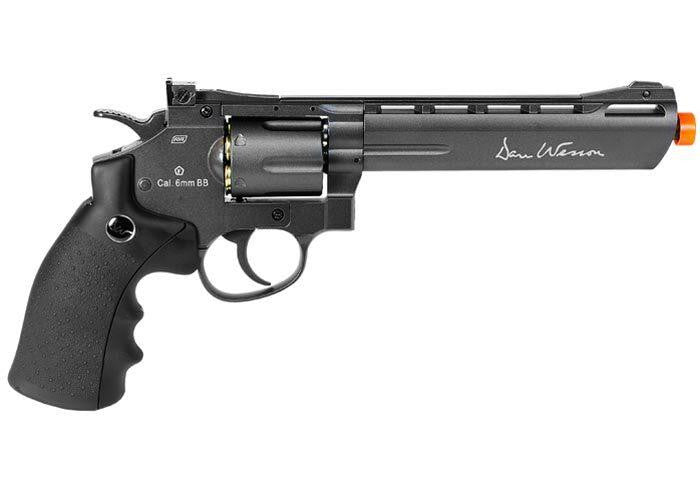 Dan Wesson 6" CO2 Airsoft Revolver, Grey