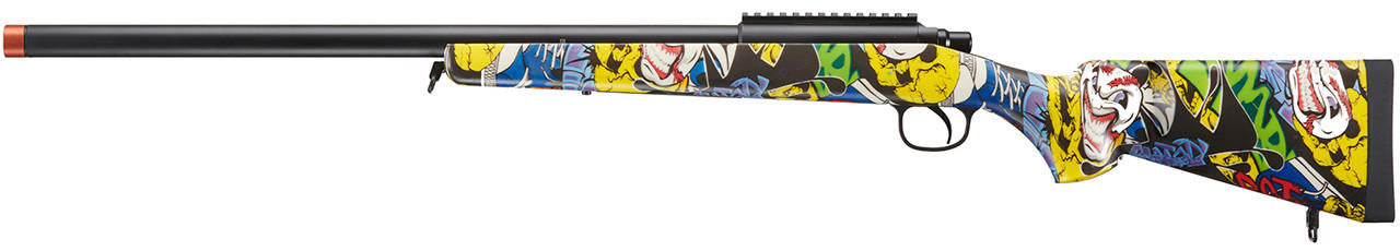 Double Bell VSR-10 Bolt Action Airsoft Sniper Rifle, Graffiti
