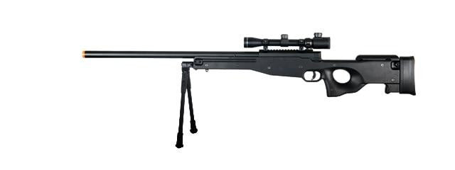 Double Eagle Full Metal L96 Bolt Action Airsoft Sniper Rifle with Scope and Bipod