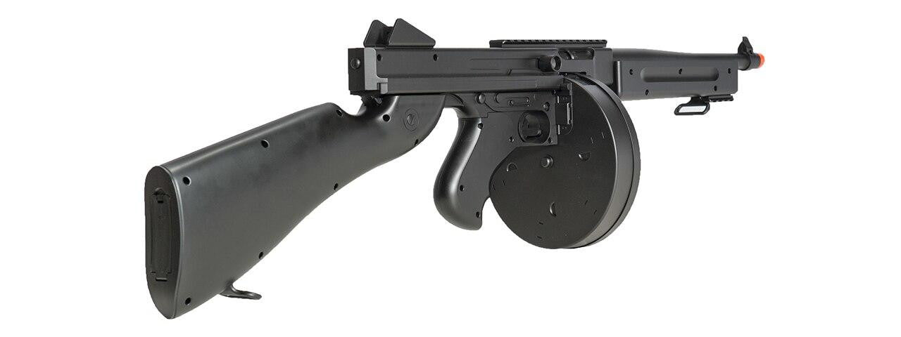 Double Eagle M1A1 Tommy Gun AEG Airsoft Rifle, Black