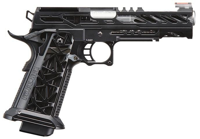 Dr. Black "Tenebris" Custom 5.1 Hi-Capa GBB Airsoft Pistol, Black