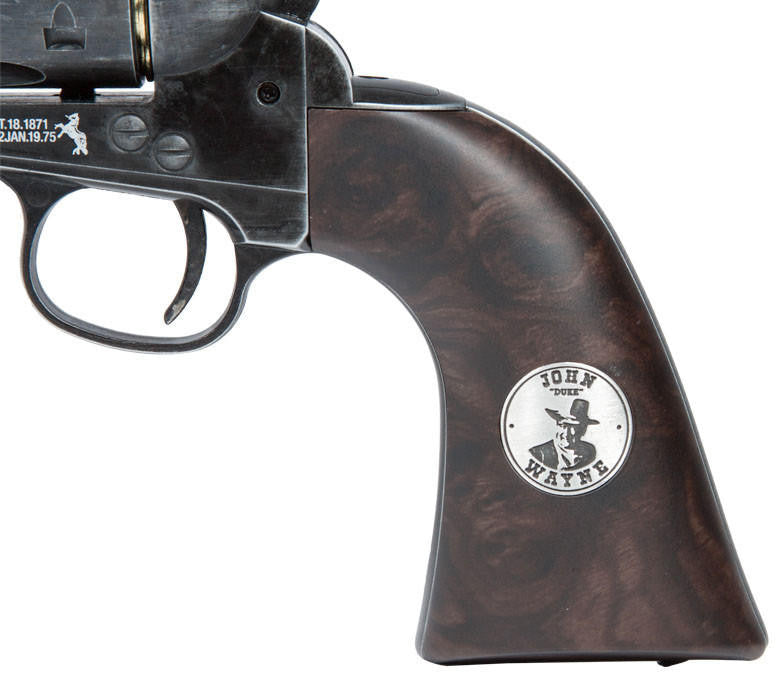 Duke Colt CO2 Weathered .177 Pellet Revolver, Black