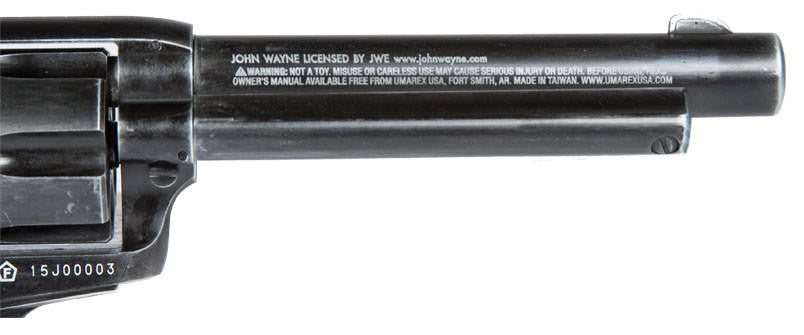 Duke Colt CO2 Weathered .177 Pellet Revolver, Black