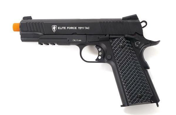 Elite Force 1911 Tac Co2 Blowback Airsoft Pistol, Black