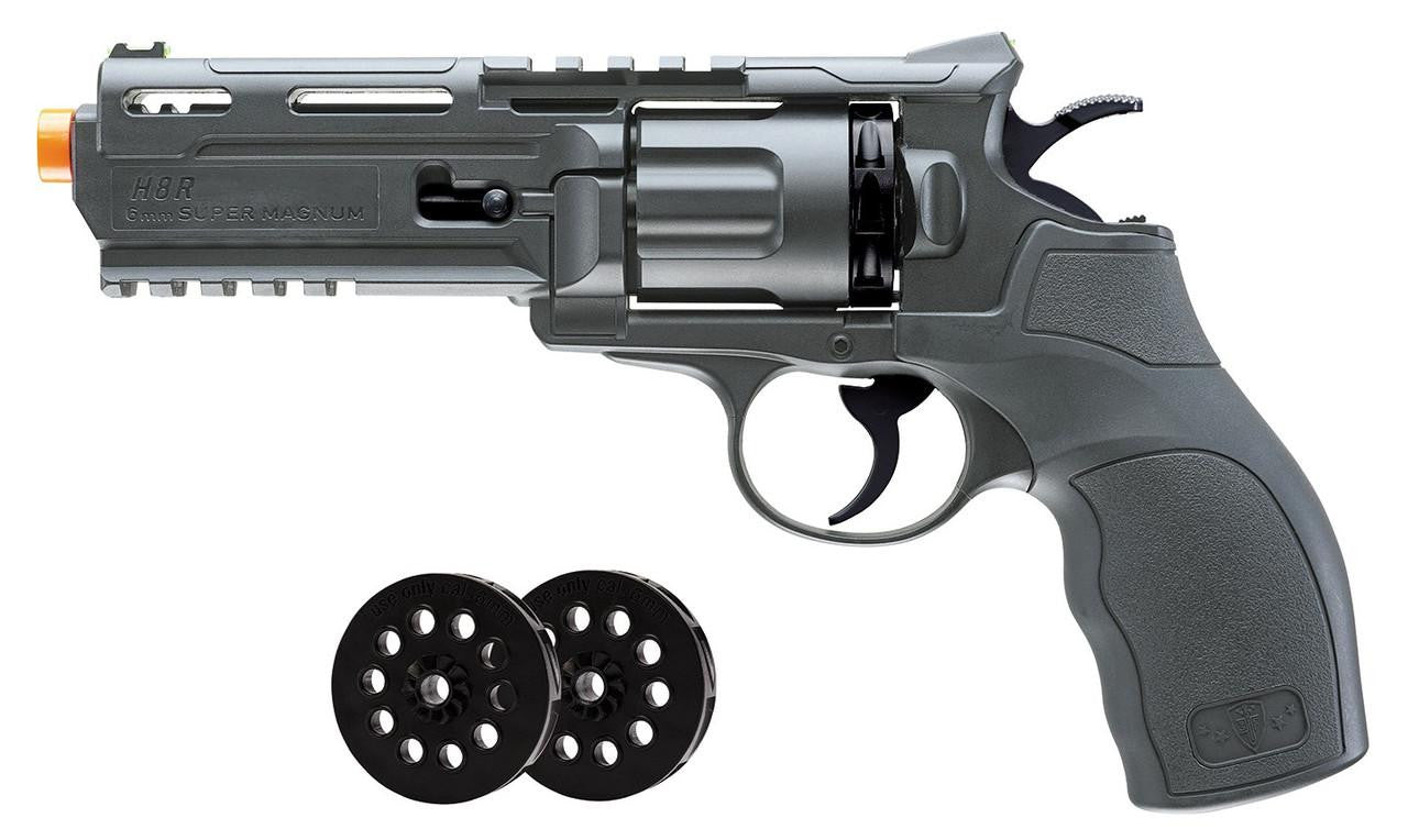 Elite Force H8R Gen II 10 Shot DA/SA Airsoft Revolver, Gray