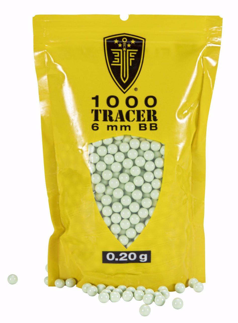 Elite Force Tracer BBs, 0.20g, 1000ct Bag, Green
