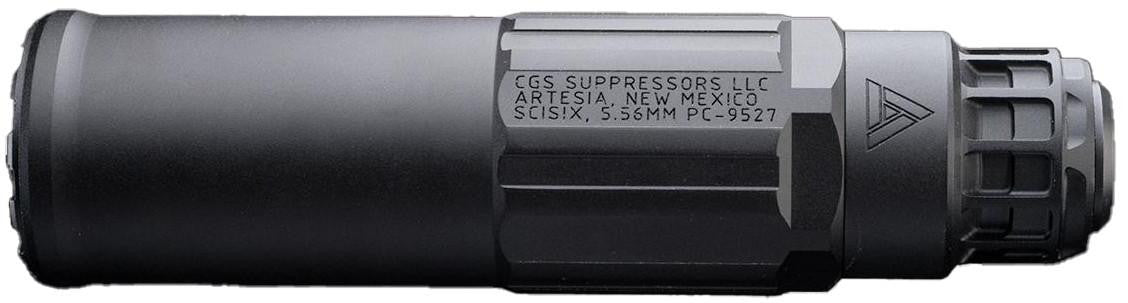 EMG CGS Group Licensed SCI-SIX Airsoft Silencer, Black