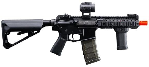 EMG Daniel Defense Licensed DDM4 Dagger RISII-7 B.R.S.S. Lite Airsoft AEG Rifle, Black