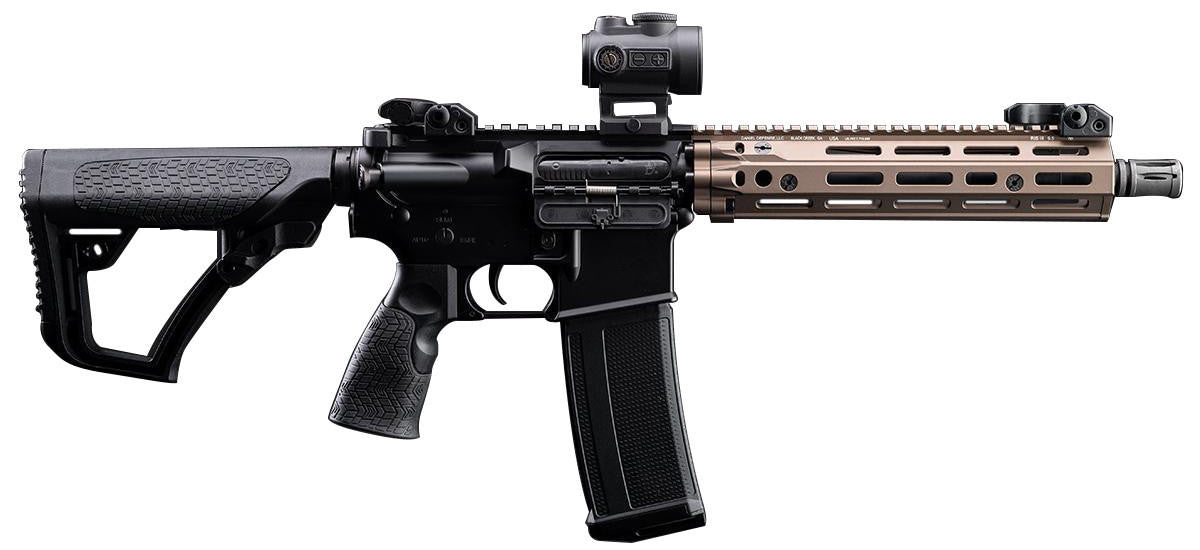 EMG Helios Daniel Defense Licensed MK18 RIII Airsoft AEG Rifle, Two-Tone