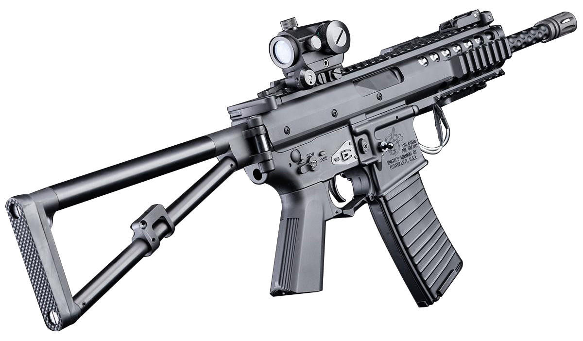 EMG Helios Knights Armament Delta PDW Sportsline Airsoft AEG Rifle w/ MOSFET, Black