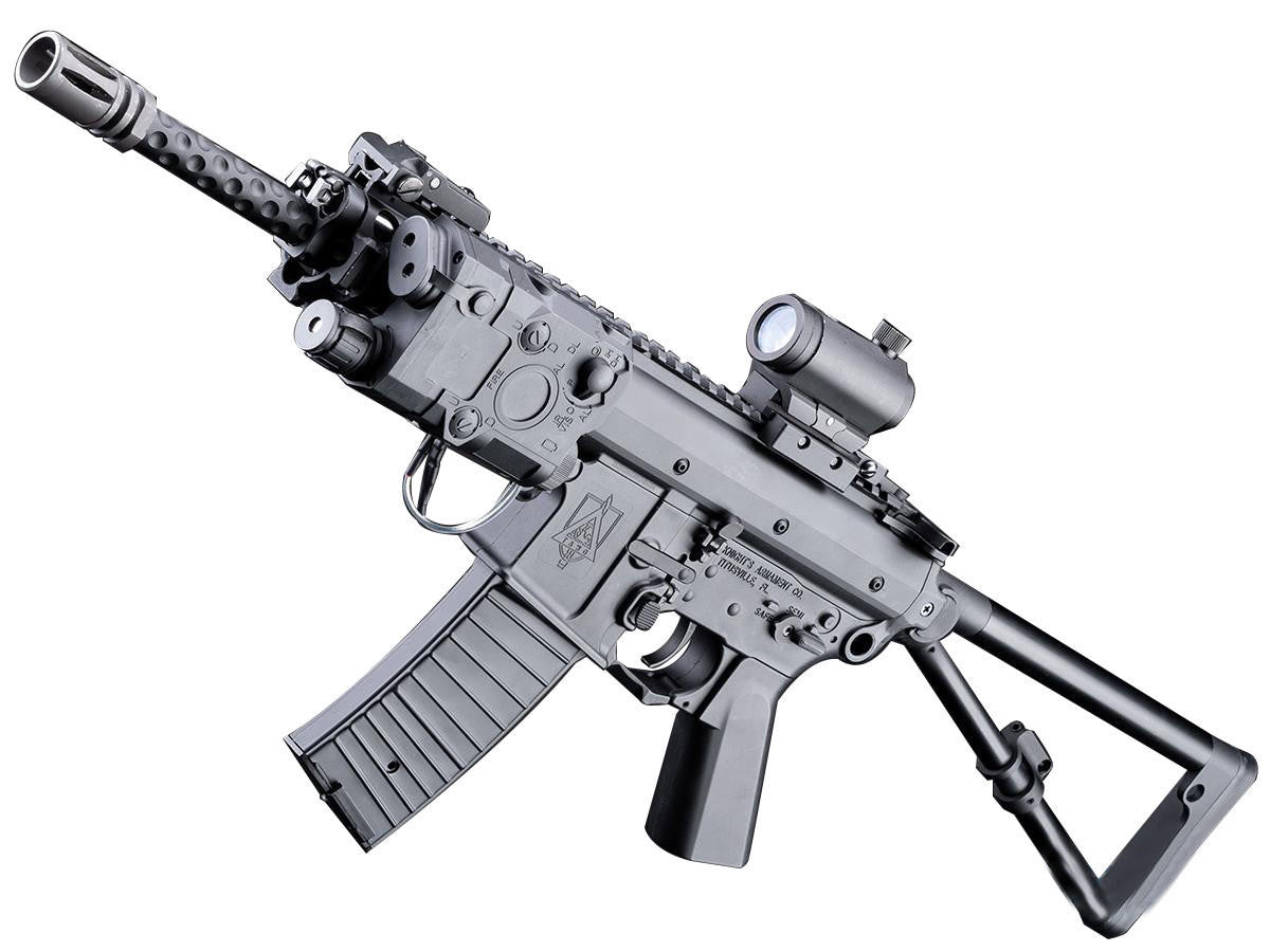 EMG Helios Knights Armament Delta PDW Sportsline Airsoft AEG Rifle w/ MOSFET, Black
