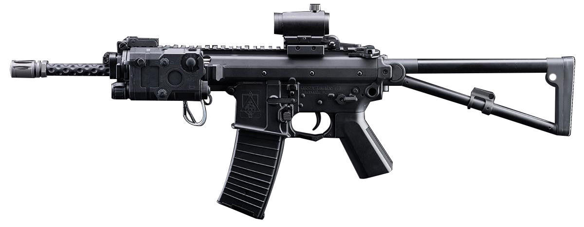 EMG Helios Knights Armament Delta PDW Sportsline Airsoft AEG Rifle w/ MOSFET, Black
