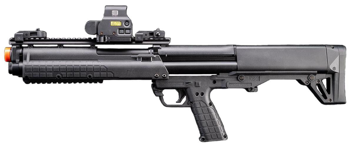 EMG KelTec Licensed KSG Multi-Shot Pump Action Gas Powered Airsoft Shotgun, Black