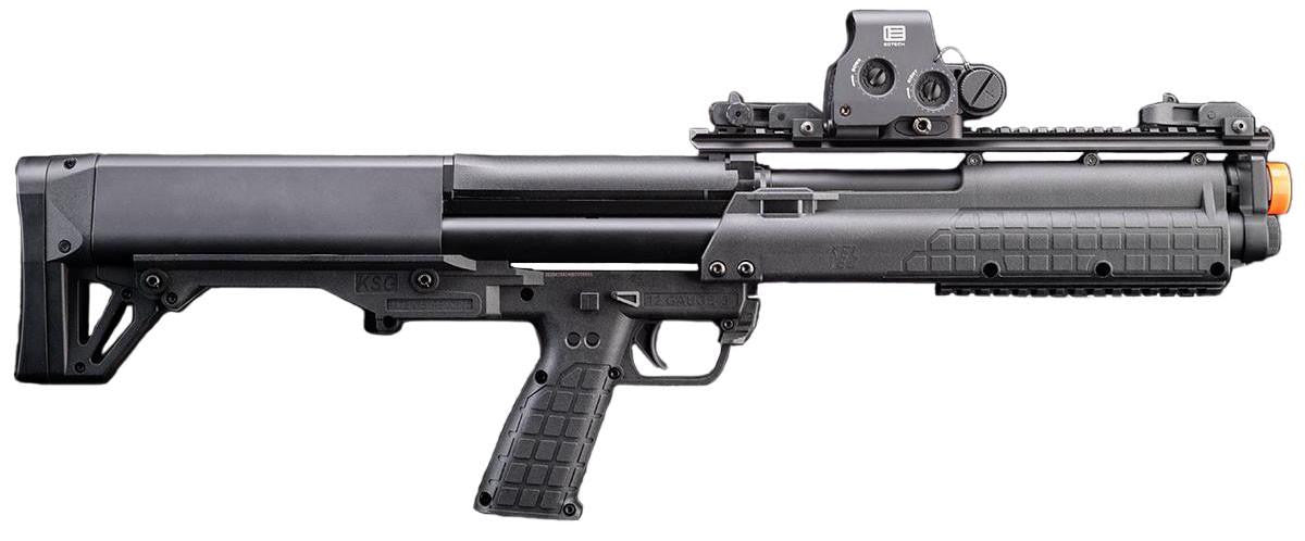 EMG KelTec Licensed KSG Multi-Shot Pump Action Gas Powered Airsoft Shotgun, Black