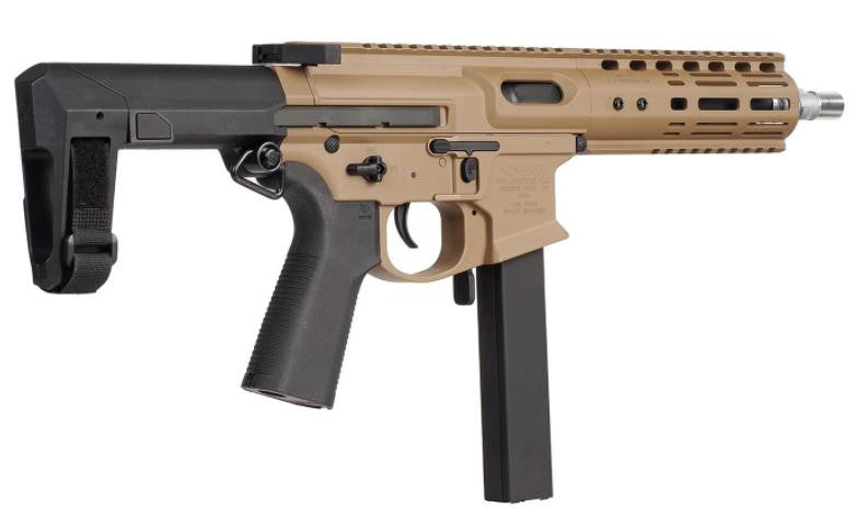 EMG Noveske 8.5" Gen4 Space Invader AR Airsoft Pistol, Flat Dark Earth