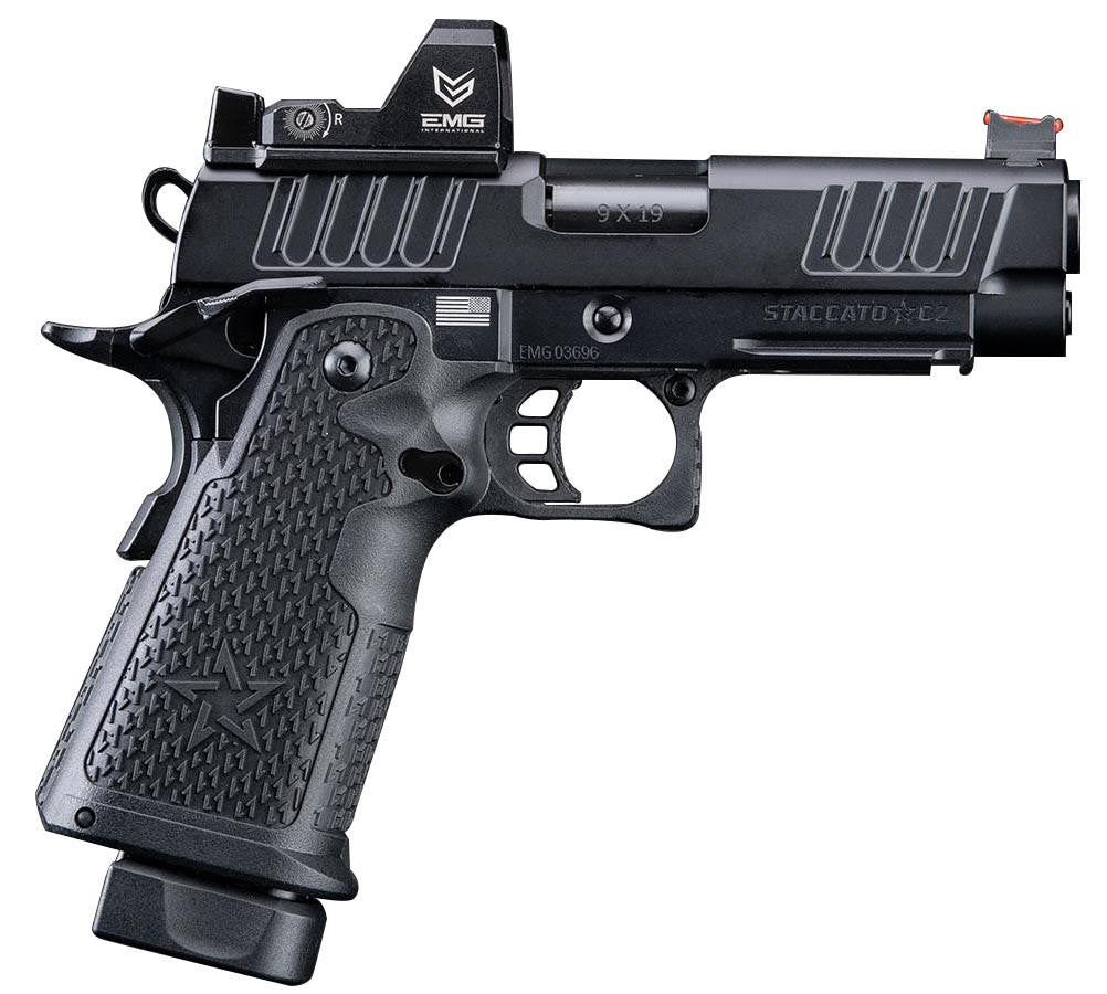 EMG Staccato C2 Compact 2011 CO2 GBB Airsoft Pistol, Black