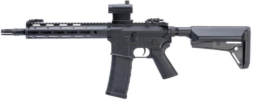 EMG Umbrella Corporation Weapons Research Group Licensed M4 SBR M-LOK Airsoft AEG Rifle, Black