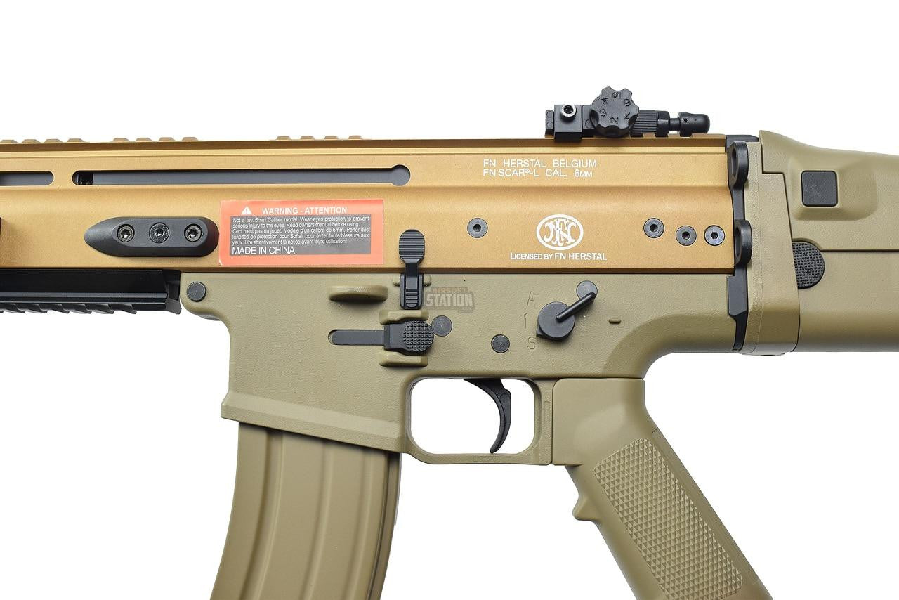 FN Herstal SCAR-L Airsoft Metal/Polymer AEG Rifle, Tan