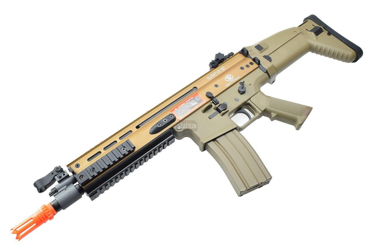 FN Herstal SCAR-L Airsoft Metal/Polymer AEG Rifle, Tan