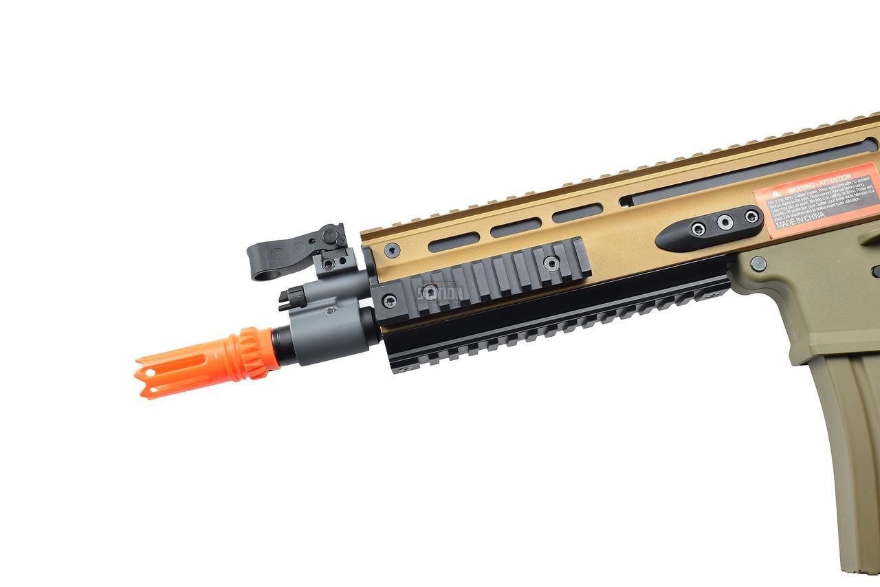 FN Herstal SCAR-L Airsoft Metal/Polymer AEG Rifle, Tan