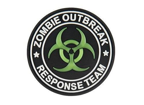 G-Force Glow-In-The-Dark Zombie Outbreak Response Team PVC Morale Patch