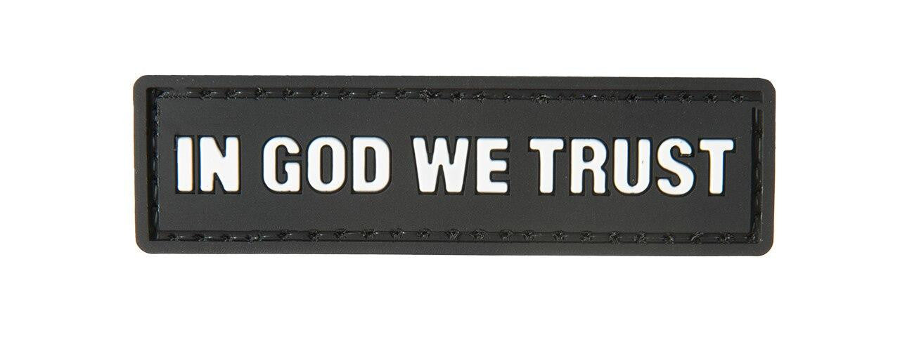 G-Force In God We Trust PVC Morale Patch, Black