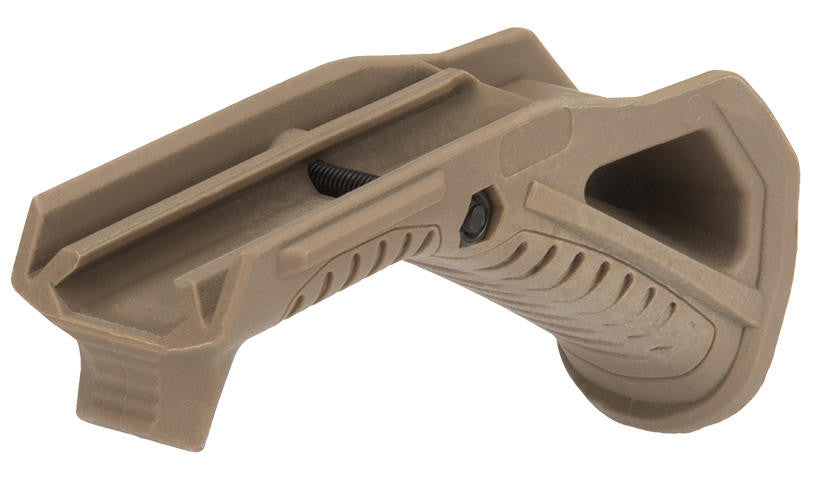 G-Force Picatinny Grooved Angled Foregrip, Dark Earth