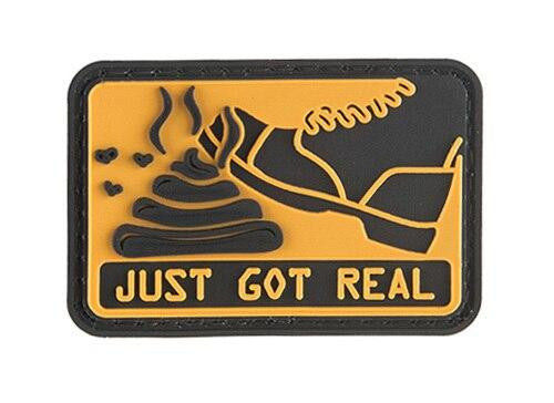 G-Force Sh*t Just Got Real PVC Morale Patch, Yellow