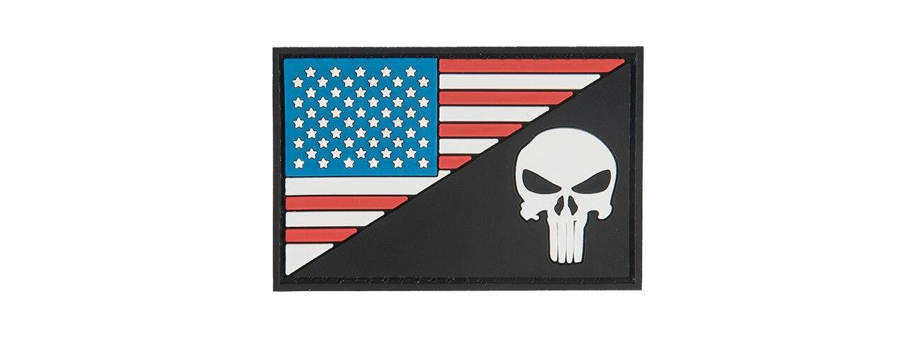 G-Force US Flag with Punisher PVC Morale Patch