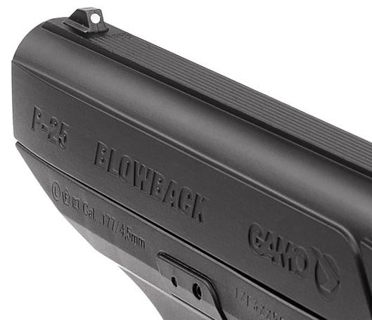 Gamo P-25 CO2 Powered 0.177 Cal Air Pistol, Black