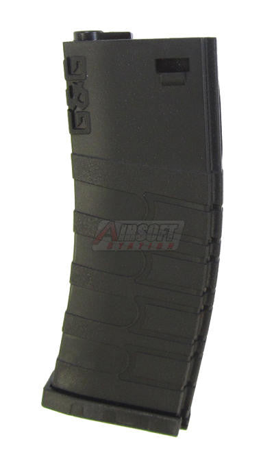 G&G 120R Mid-Cap Magazine for GR16/M4 AEGs, Black