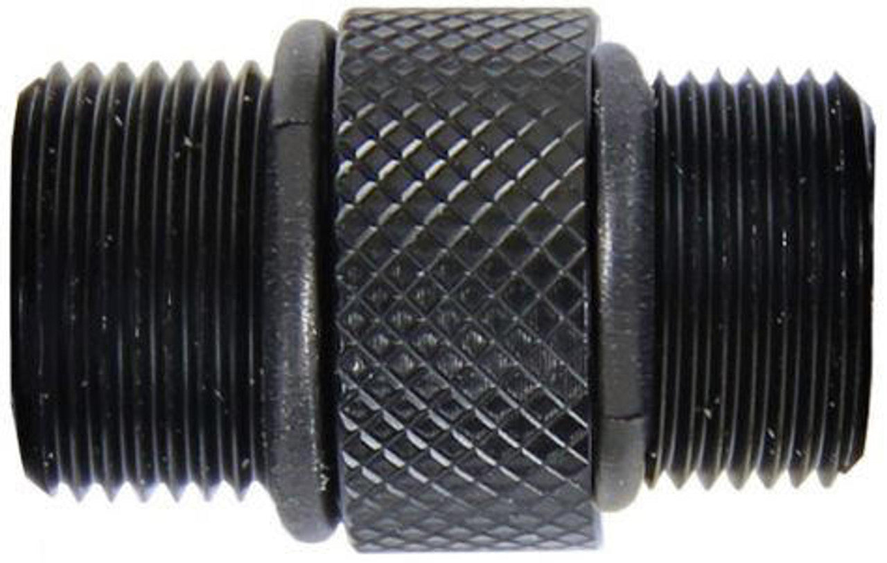 G&G 14mm CCW Adapter - 12mm Inner to 14mm Outer UVT, Black