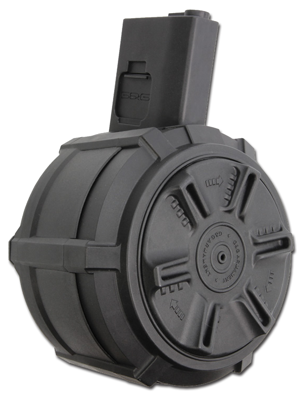 G&G 2300 Round Drum Mag for M4/M16, Auto Winding