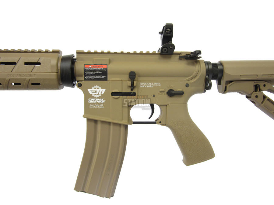 G&G CM16 MOD 0 Combat Machine Tan Airsoft Rifle
